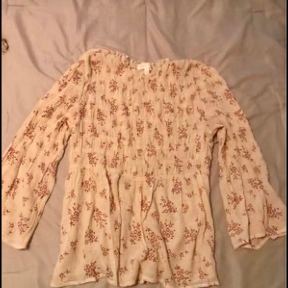 Boat neck blouse